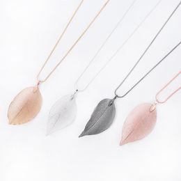 Silk long leaf pendant necklace and earrings Jewellery set women's fashion DIY Jewellery making gifts