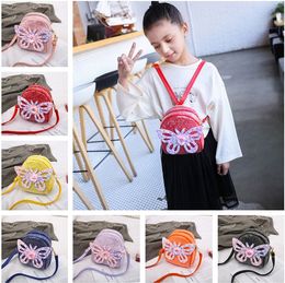 New Kids Backpacks Kindergarten Baby School Bags Children Cute Fashion Sequins Butterfly Adornment Cross-body Bags Kids Snacks Bags