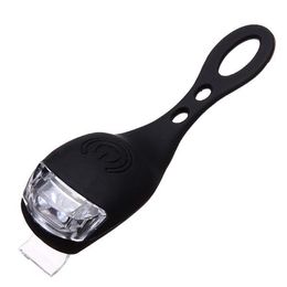 XANES TL15 Bicycle Light Waterproof Silicone LED Mountain Bike Light Flashlight - Black