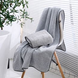 factory wholesale microfiber gray hotel bath towel 70 140cm adult soft absorbent towels can be customized