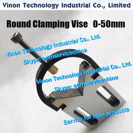 edm Round Clamping Tool 0-50mm for WEDM Machining, Stainless Steel Precision Wire EDM Fixture For Clamping Round Parts clamping range 0-50mm