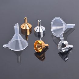 Metal Small Aluminum Mini Funnel For Perfume transfer Diffuser Bottle Mini Liquid Oil filling Lab Fast Shipping F1943