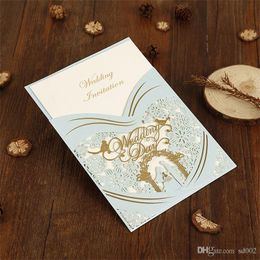 Marry Invitation Card Creative Greeting Cards Laser Hollowing Out Sculpture Wedding Decorate Supplies Romantic 1 6xbC1