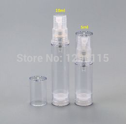 100pcs/lot airless spray bottle 10ml for refill cosmetics perfume sprayers