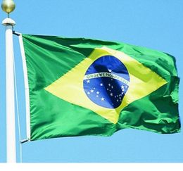 3x5 Brazil Flag National Country Flag of Brasil 5x3 ft Cheap Polyester Flying Hanging 90x150cm Flags for Sale