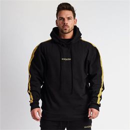 2019 Autumn New Fitness Men Gyms Hoodies Sweatshirt Bodybuilding Hoody Casual Sweatshirt Men's Slim Fit Hooded Jacket