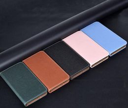 Strong Magnetic Matte Phone Case For iPhone 11 Pro Max 6 8 Wallet Leather Back Cover with Card Slots for Samsung Note10 s10