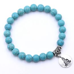 Real Lava Rock Bracelet Ladies Essential Oil Aromatherapy Ideal Stress and Anxiety Buddha Bracelet Meditation Yoga Jewellery