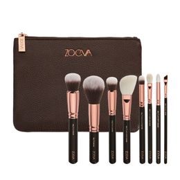 Wholesale 8pcs Makeup Brush Set Face Cream Power Foundation Brushes Multipurpose Beauty Cosmetic Tool Brushes Set With Leather Package