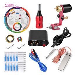 Cartridge Pen Complete Motor Complete Rotary Tattoo Kit Machine Gun Motor Starter Set Pen Tattoo Machine Professional Complete Kit