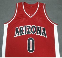 Custom Men Youth women #0 GILBERT ARENAS Arizona Wildcats College Basketball Jersey Size S-4XL or custom any name or number jersey