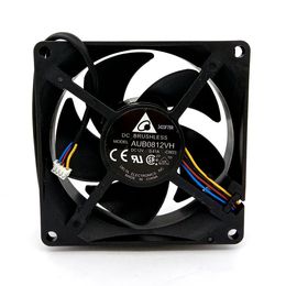 New Original AUB0812VH DC12V 0.41A 80x80x25MM 4Lines for Projector cooling fan