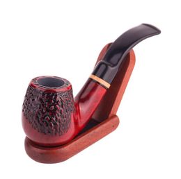 9M Core Filtration Initial Pipe Gift Good Solid Wood Rosewood Pipe Tobacco Tool