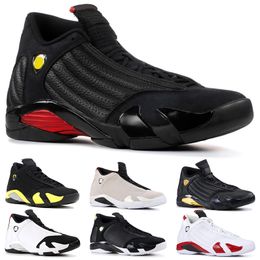 Nike Air Jordan 14 Retro 14s hommes chaussures de basket ball designer 14 canne en sucre le dernier coup Desert Sand DMP Black Toe Thunder baskets Boutique En Ligne Air Max Plus Tn | Nike Air Homme