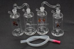 Beautiful Mini Oil Rigs Glass Dab Rigs 5'' inches Bongs Glass Water Pipes Percolator 10mm Bong Oil Rig Water Smoking Bubbler with