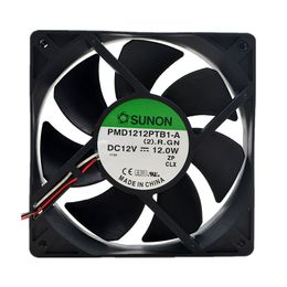 SUNON PMD1212PTB1-A 12025 12V 12W 120mm 120*120*25mm powerful axial case cooling fan