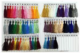 75 Colors 13cm Fashion Long Fringe Tassel Chain Long Chinese knot bookmark small tassel DIY Necklace Jewelry