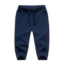 Men Pants Casual Cotton Solid Colour Bermudas Hombre Short Pants Summer Joggers Short Sweatpant Hight Quality Sport Capris Pants