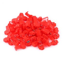 Freeshipping 500PCS Lock Wire Electrical Cable Connectors Quick Splice Crimp Terminals for 22-18AWG Soft Wire