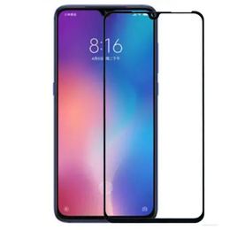 Full Cover Tempered Glass Screen Protector for Xiaomi Mi 9 - Black