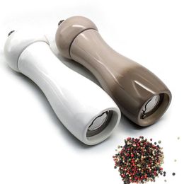 Salt and Pepper Grinder with Ceramic Grinder Adjustable Coarseness Elegant Pepper Shakers for Fresh Spices Kitchen Tools Mills
