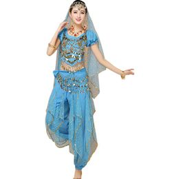 Belly Dance Clothes 2019 New Style Dance Folk Costumes Stage Wear Performance Set - 4 Sets