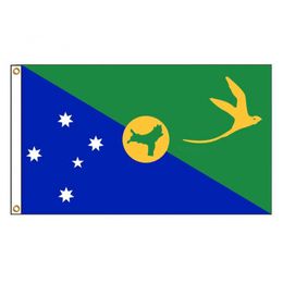 Flag of Christmas Island Digital Printed Single Side Printing Digital Printed Polyester Outdoor Indoor Usage,Free Shipping