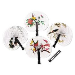 Wholesale-2015 New Hioliday Sale Event Party Supplies Paper Hand Fan Wedding Decoration#ZH224