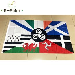 European Celtics Nations Flag 3*5ft (90cm*150cm) Polyester flag Banner decoration flying home & garden flag Festive gifts