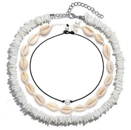 Shell Necklace for Women Boho Tropical Hawaiian Beach Puka Chips Shell Surfer Choker Necklace Jewellery Mens Womens GB1230