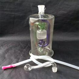 Ribbed lantern hoses glass bongs accessories Glass Smoking Pipes Colourful mini multi-colors Hand Pipes Best Spoon glas