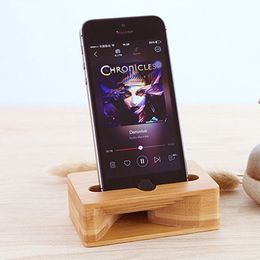 Personalised Wooden Mobile Phone Speaker Holders Office Accessories stand for universal