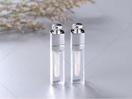 Classic diy lip glaze empty tube silver mini lip gloss empty bottle