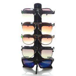 5 Layers Sunglasses Plastic Frame Display Stand Glasses Eyeglasses Colorful Eyewear Counter Show Stands Holder Rack