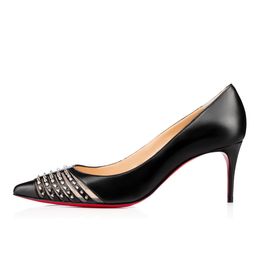 Sıcak Satış-Topuk Ayakkabı Mix 20 Modelleri Düğün Ayakkabı Kadın Sivri Burun Yüksek Topuklu Çivili Strappy Slingback Stilettos Deri Sandalet Pompaları