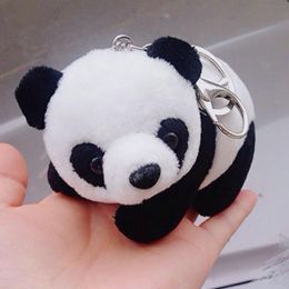 Toys Cartoon Plush Cute Panda Keychain India Uk Bulk Keyring Key Holder Car Key Chains Men Women Souvenir Birthday Gift Chaveiro309K