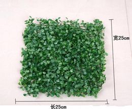 25x25cm Artificial Grass plastic boxwood mat topiary tree Milan Grassfor garden,home ,wedding decoration Artificial Plants