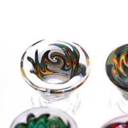 Made of high quality borosilicate NEW ARRIVE Bowls for bongs colored bowl 14&18 very thick glass water pipe