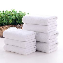 Face Towels Hotel Towels Small Hand Towels Hotel Soft White Cotton Towel for Restaurant Kindergarten