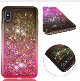 Glitter Quicksand Liquid Floating Sparkle Shiny Bling Diamond Phone Cases For iphone 11promax and Samsung S20p