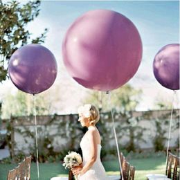 1PCS 36 Inchs Wedding Decoration Helium Giant Ballons Birthday Party Decor Inflatable Air Ball 7 Colours Big Large Latex Balloons
