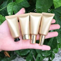 300pcs 15g15ml High Class Empty Gold Eye Cream Storage Tube, Cosmetic Soft Hose Containers,Squeeze Skin Care Cream Soft Tube