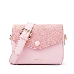 new color small square bag Korean sequined handbags small fragrant wind chain shoulder Messenger Bag