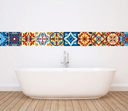 3d European Tile Subsidies Waterproof Diy Decoration Wallpaper Freedom Split Joint Individualization Wall Stickers Dt050