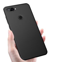 Matte Soft Silicone TPU Phone Case for Xiaomi Mi 8 Lite