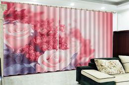 Blackout Curtain Price Beautiful And Delicate Flower Figure Decoration Living Room Bedroom Practical Blackout Curtain