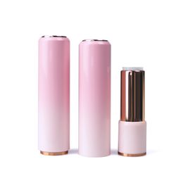 12.1mm Round Plastic Professional Pressed Lipstick Tube, Lip Beauty Makeup Lip Balm Container, Lip Rouge Bottle F2665