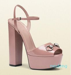 Hot Sale-Heel Platform Sandal Designer Women Summer Runway Heels Peep Toe Models Fottwear Shoes Luxury Designe
