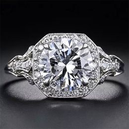 -Hot New Luxury Moda Feminina Jóias Pure Natural Transparente Amarelo Jade Diamante Pedras Preciosas 925 Sterling Silver Wedding Ring Jewelry Tamanho 6