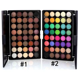 Professional Popfeel 40 colors eye shadow Matte Glitter Waterproof light pearl color eyeshadow Eye power pastel color makeup